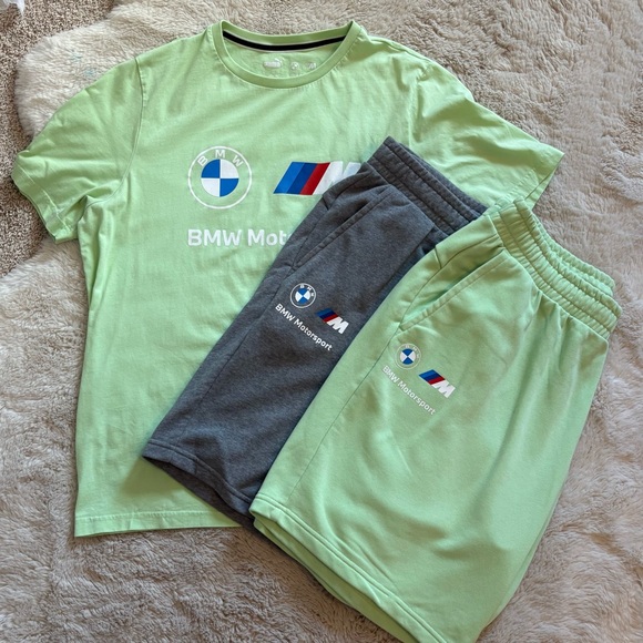 Puma BMW Motorsport Shorts Tee Outfit XL XXL - Picture 1 of 12